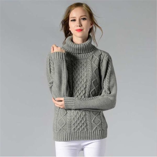 

20 cross-border women's high neck pullover lapel sweater long sleeve cable bottoming shirt, White;black