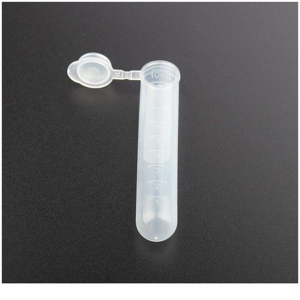 

20pcs 15*82mm 10ml plastic centrifuge tube home garden vegetable flower seedlings storage bottles container cl bbyhou