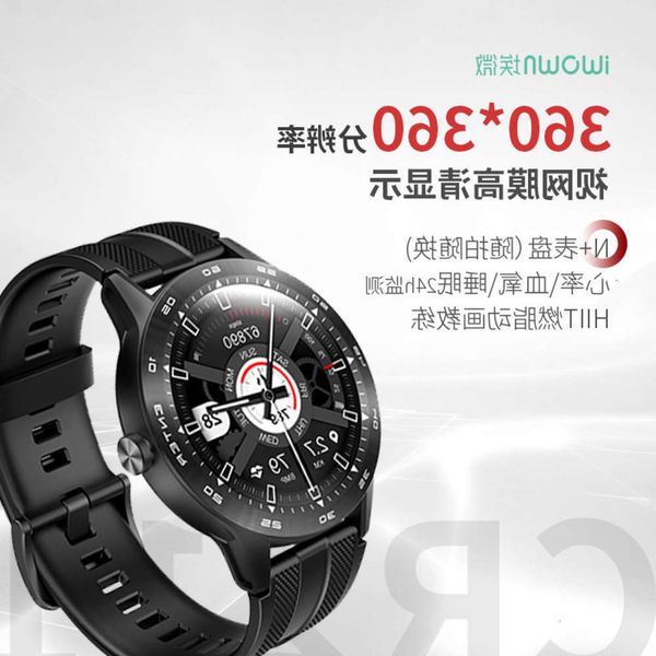 

new smart watch high definition round screen waterproof mobile phone bluetooth connection heart rate and blood oxygen monitoring