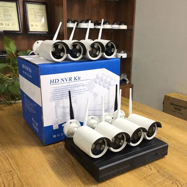 

wireless camera kits cctv system 960p 8ch hd nvr kit outdoor ir night vision ip wifi home security surveillance
