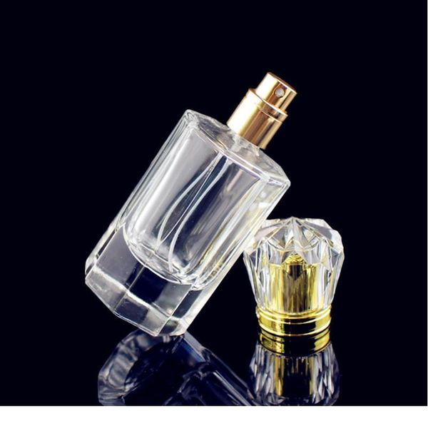 

3pcs/otl 50ml transparent glass perfume bottle portable empty spray fragrance bottle atomizer re qylcxy