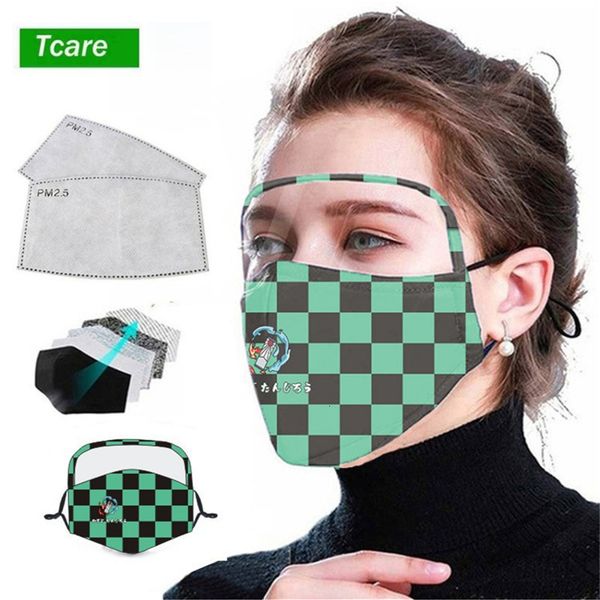 

in 2 masks shield dust 1 full new face protection anti fog washable reusable mouth pm2.5 protective mask dhb42