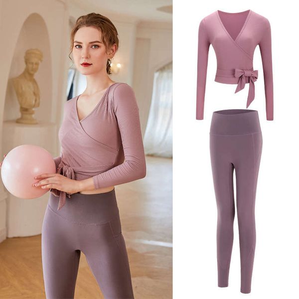 

2020 fitness women's quick dry tights two piece running autumn new sports women yoga suit, Gray