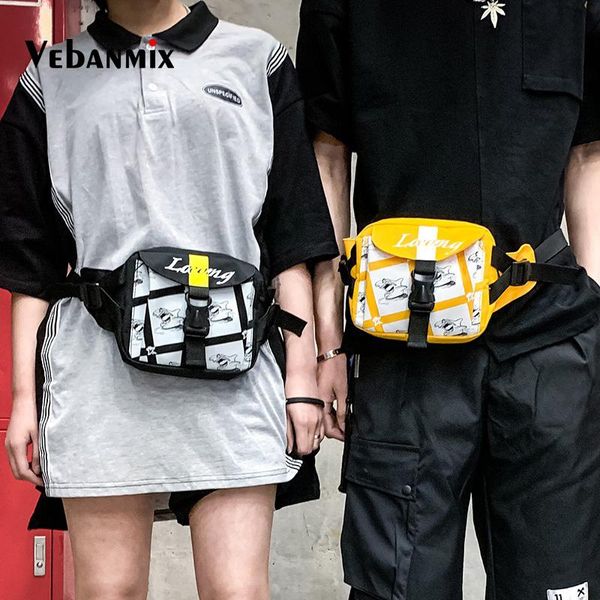 

women waist bag belt man fanny pack casual functional money phone belt bag hip hop streetwear chest bags men waist pack hip