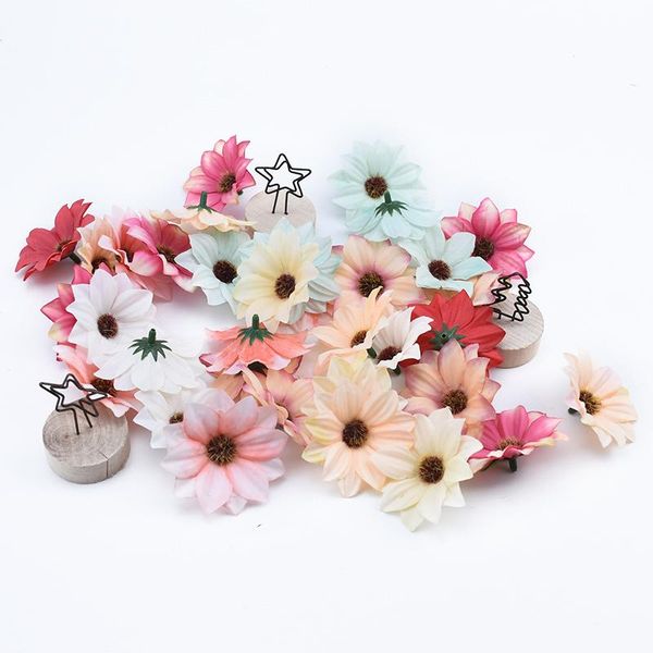 

10 свадебные украшения поддельные цветы рождественские украшения для дома цветы для украшения искусственные цветы конфеты коробка diy bbyrmb