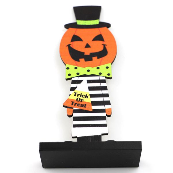 

factory pricecraft pumpkin witch cat home table decoration ornaments kids halloween wooden trick or treat crafts