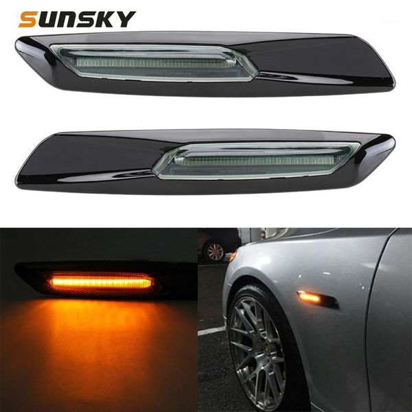 

emergency lights 2 pcs car fender light led leaf board side dc12v / 1.7w for 1/2/3 series auto exterior yellow light1