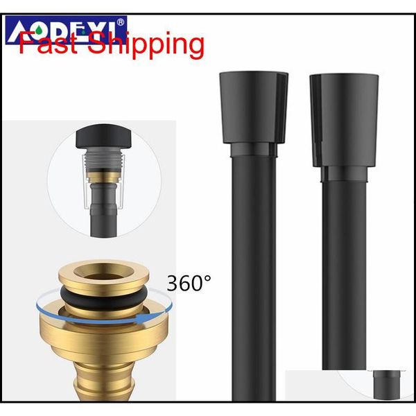 

high pressure pvc silver & black pvc smooth shower hose for bath handheld shower head fle qylgos bde_luck