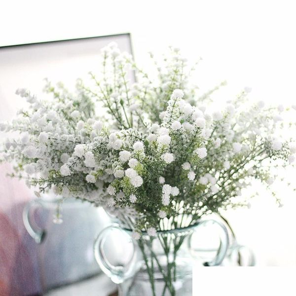 

5 bunch artificial gypsophila baby breath fake silk babysbreath flowers plant home wedding party jllbzf outbag2007