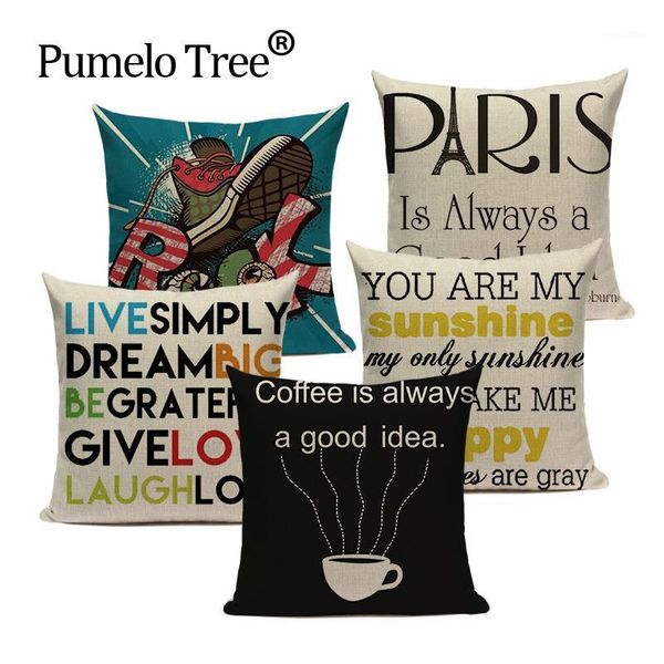 

valentine day style textiles love letters throw pillow cushion cover 45cmx45cm square wedding decoration printed cushions1