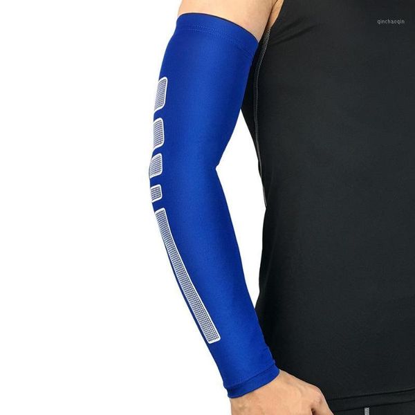 

elbow & knee pads 1pcs sports armband long breathable protective wristband sleeve tennis badminton riding taekwondo gear1, Black;gray