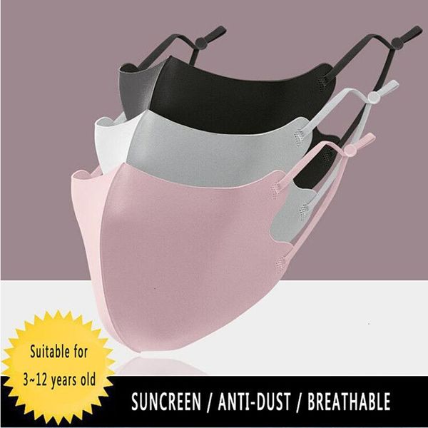 

cover mask washable ice breathable silk anti-dust reusable kid face masks yya91
