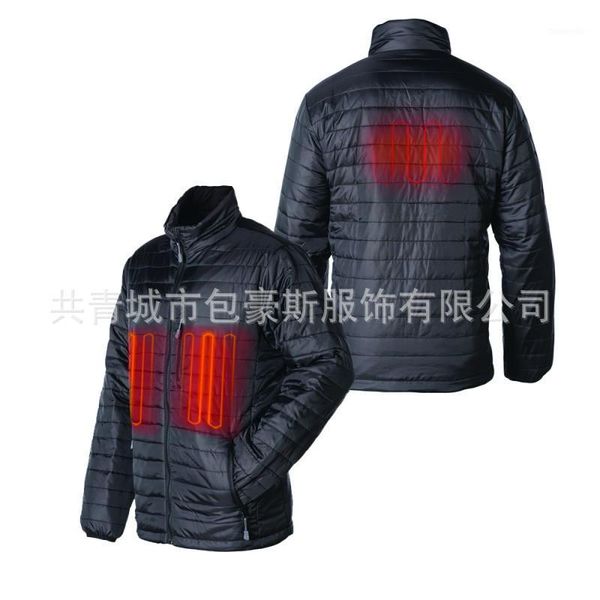 

outdoor jackets&hoodies electric heating carbon fiber fever down jacket fashion warm clothes ski suit1, Blue;black