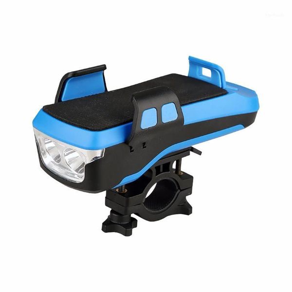 

kongyide front bike light 4 in 1 multi-finishing bicycle headlight led cycling speaker phone holder usb for bike new1