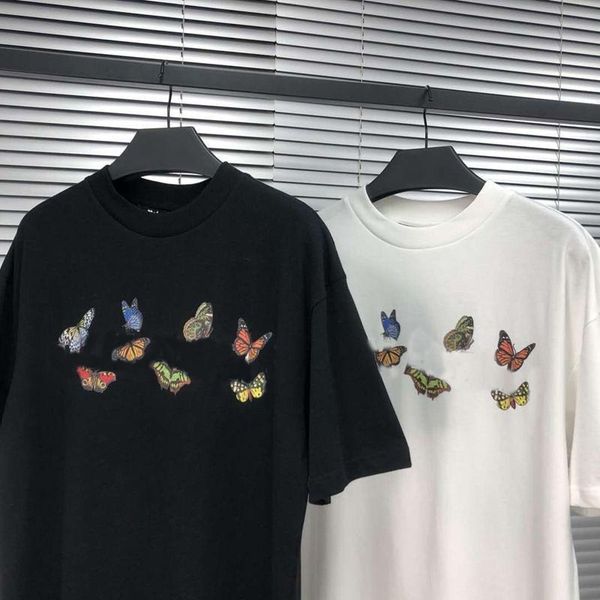 

2021 new mens t shirt letter print round neck short sleeve black white fashion men women mens tees polos, White;black