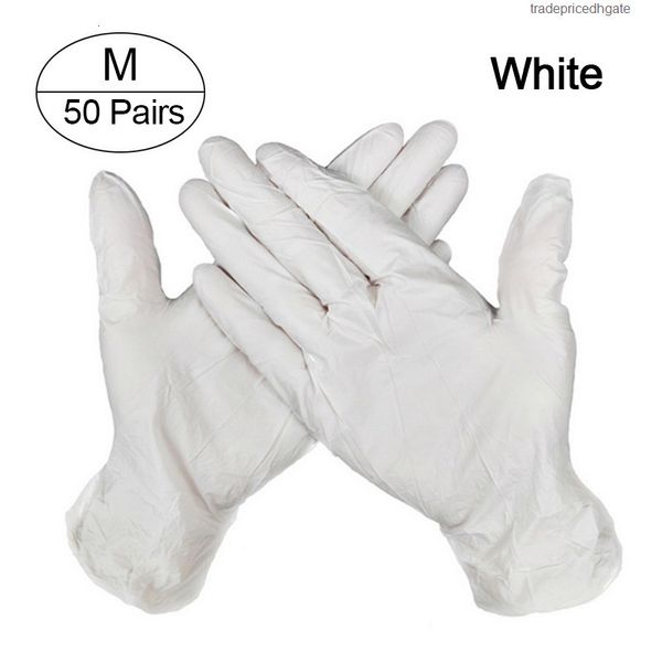 

latex powder-disposable 50 nitrile universal pairs exam food grade protective gloves fast 79708