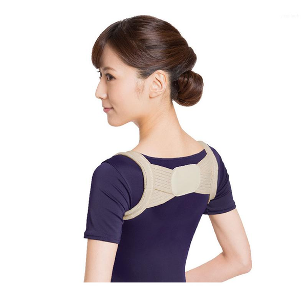 

back support men's and women's hunchback correction belt invisible ventilation student sitting standing posture orthosis1, Black;blue