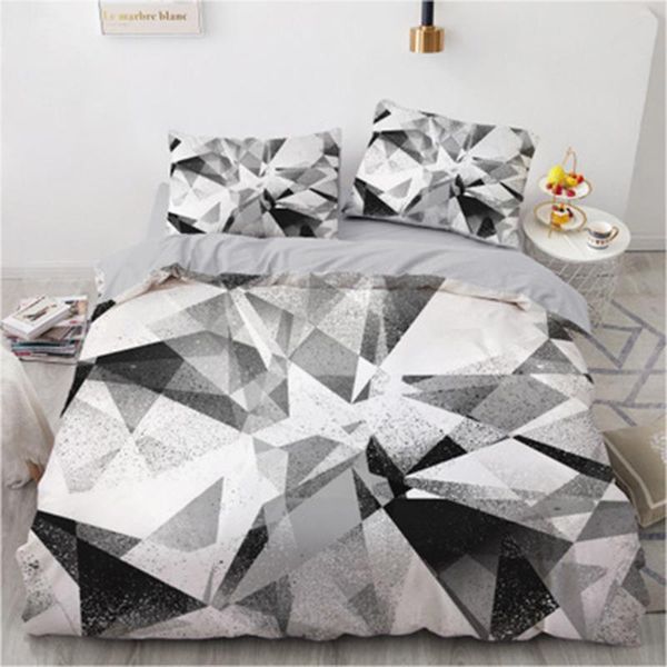 

bedding sets marble pattern set bedclothes include duvet cover home textiles pillowcase comforter bed linen