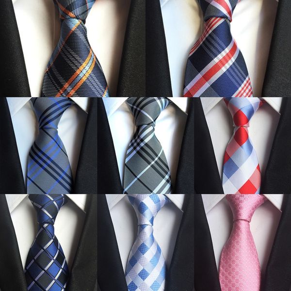 

vv7a fashion neck set necktie groom gentleman 6pcs tie set wedding birthday party gifts tie men set gravata slim arrow neck tie silk, Blue;purple