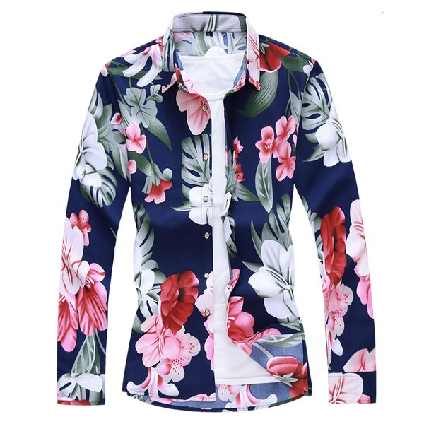 

2021 new fashion spring autumn fall long sleeve floral print shirts clothes or7j, White;black