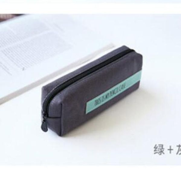

modern simple multifunction school pencil case bags large capacity canvas pen box for boy girl kids gift stationery supplies wmtefk
