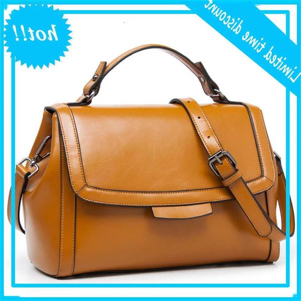 

2020 new handbag leather versatile one shoulder women's cowhide messenger bag guangzhou