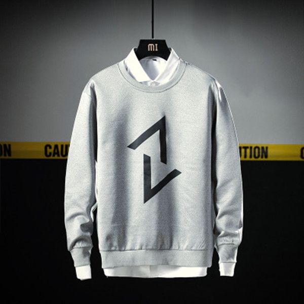 

mens designers sweaters men long sleeved tshirts trendy designer sweater young middle school students clothes spring summer bottoming shirt, Black