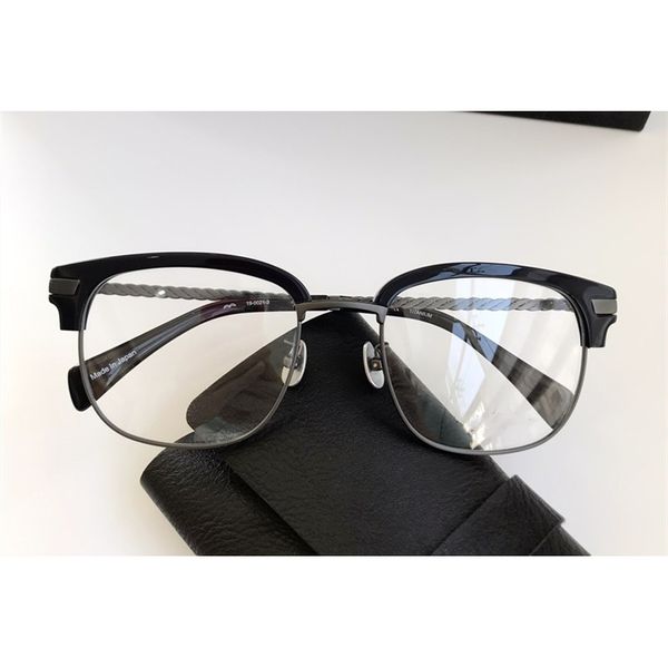 

metal bckue lens luxury glasses glass fashion frame reading designer woman new computer clear eyeglass men half fram retro ahcmk, White;black