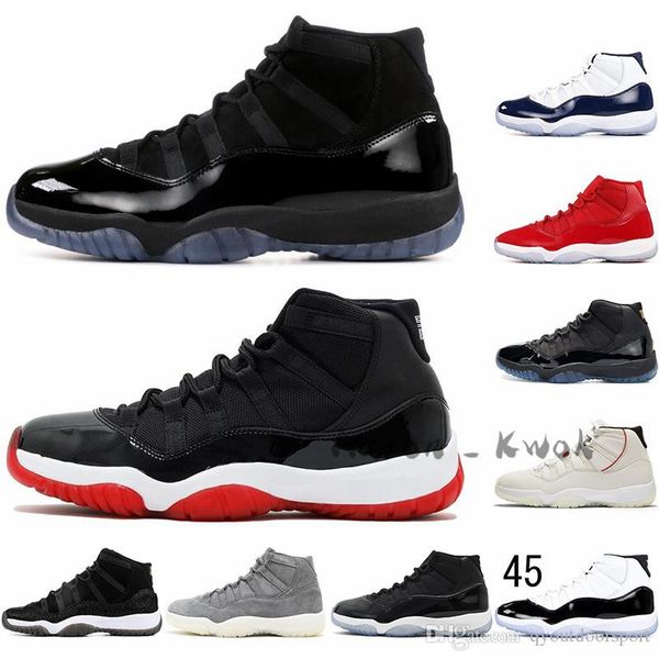 

новые 11 мужские 11s баскетбольные обувь jampman concord 45 джем гимнальный спортзал изумрудный военно-морской джема вишни спортивные кроссо