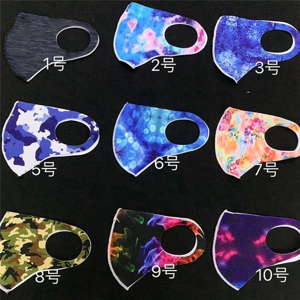 

3d masks washable dustproof reusable outdoor printed breathable mouth travel safety face designer mask dhb1031