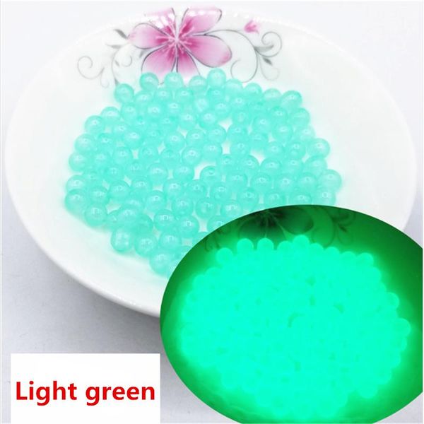 

6/8/10mm luminous beads diy children's bracelet beads fluorescent plastic round beads for jewelry making bracelet necklace wmtqla