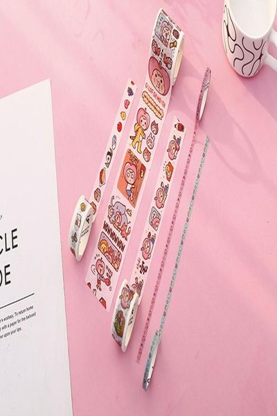 

2016 l kawaii lazy girl wasi лента клейкой ленты diy scrapbooking стикер этикетки маскирующие ленты корейский канцелярские принадлежности шк