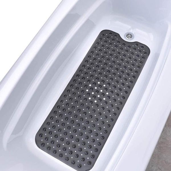 

long pvc bath mat massage bathroom rugs safety anti slip shower bathtub mat suction cup floor foot pad 40x100cm/70x38cm1