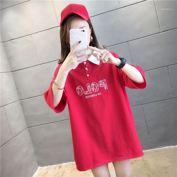 

japan summer women short sleeve t-shirt cartoon print o neck tees large size tshirt ins long bottoming shirt losse harajuku 1, White