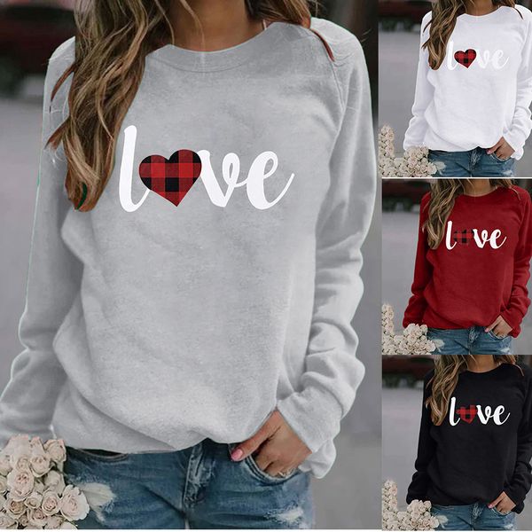 

women love o-neck t shirt long sleeve spring wide waisted tees ladies loose top, White
