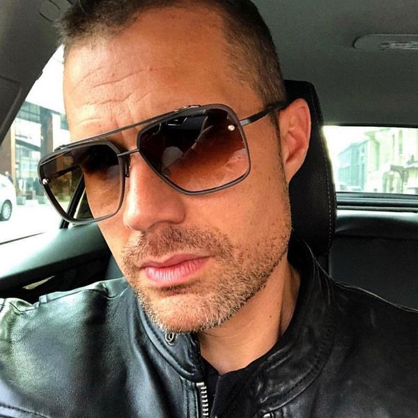 

women feminino classic shades square sun men brand fashion gradient brown vintage glasses new sunglasses oculos designer uv400 onnrs