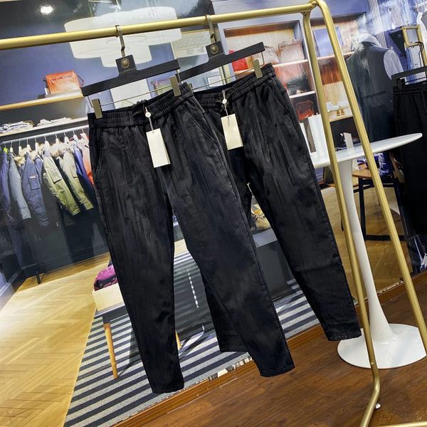 

men straight jeans classic long pants men thick stripe printed trousers mens fashion comfortable jeans sale, Blue