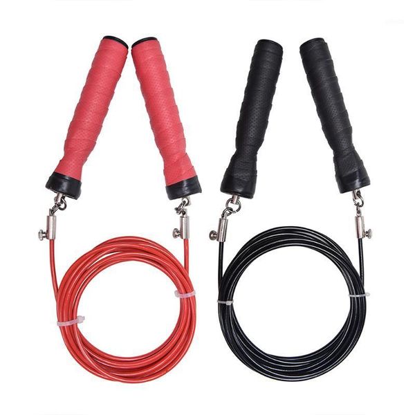

jump ropes speed skipping rope adjustable steel wire crossfit exercise gym durable1