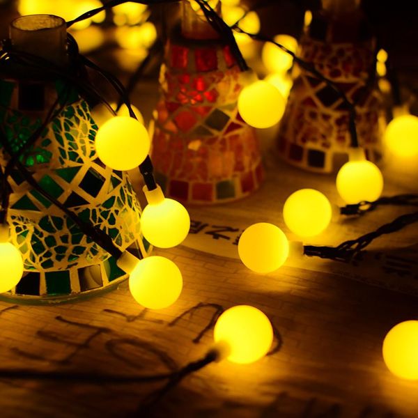 

decorative led ball string lights wedding fairy light christmas outdoor indoor 10m 5m garland holiday party garden decoration swy jllrcs