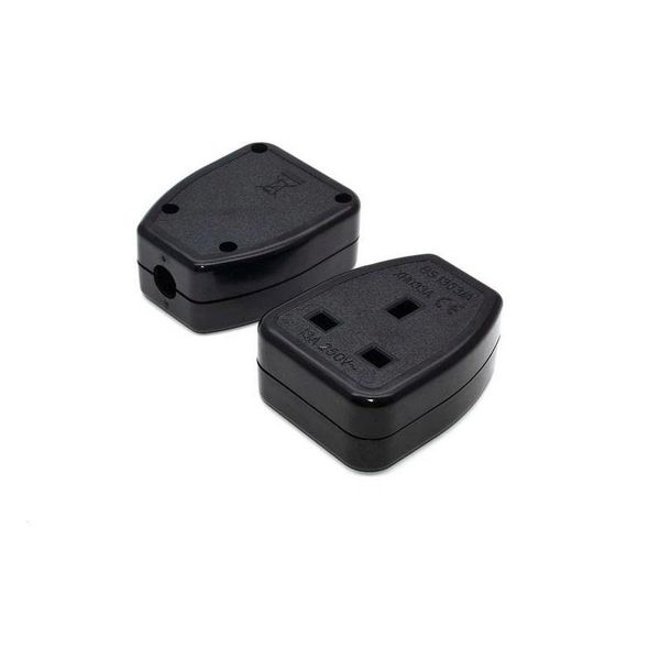 

3pin uk plug male socket female adapter disassembled rewirable power cord connector socket 13a 250v uk plug
