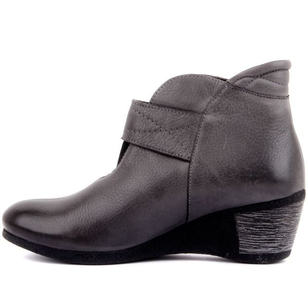 

sail-lakers wedges female leather boots, Black