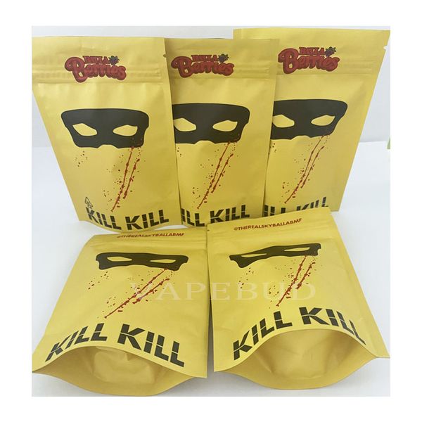 borsa stampata personalizzata miele bun runtz borse in mylar 3.5 confezione JOKES UP balla bacche zaza gas casa odore pacchetto in pvc
