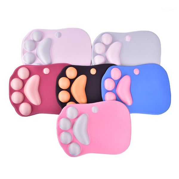 

mouse pads & wrist rests comfort silicon pad anime soft cat rest support memory foam gaming mousepad mat1