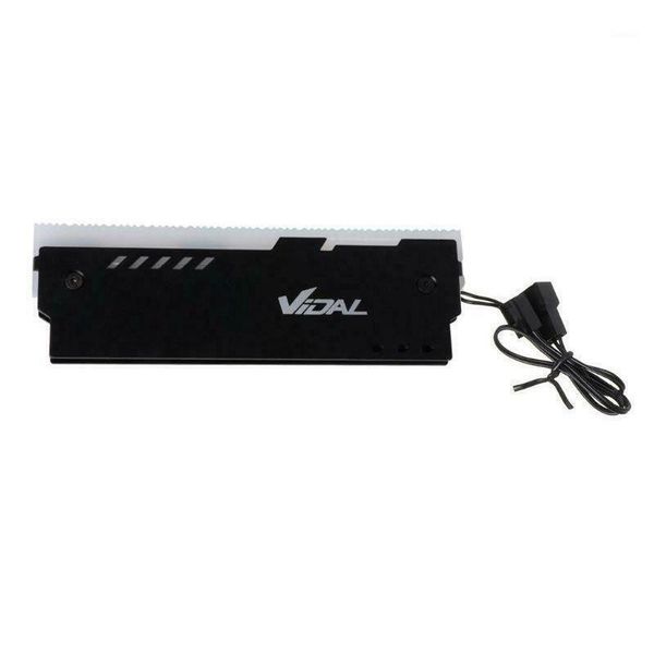 

fans & coolings deskmemory ram rgb heatsink cooler shell aluminum cooling vest for diy pc game ddr ddr3 ddr4 black1