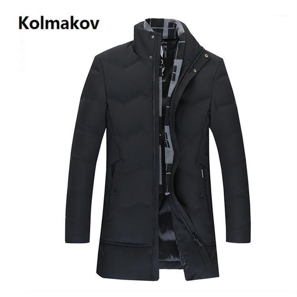 

2018 new arrival winter 90% white duck down jackets men,winter men's parka ,winter trench coat size l-8xl1, Black