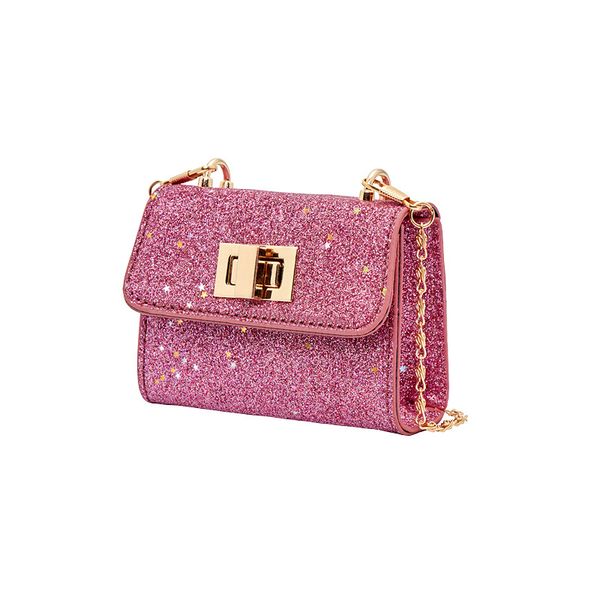 

princess accessories bag new korean women's shoulder bag fashion trend sequin chain bag simple and simple delivery, Black