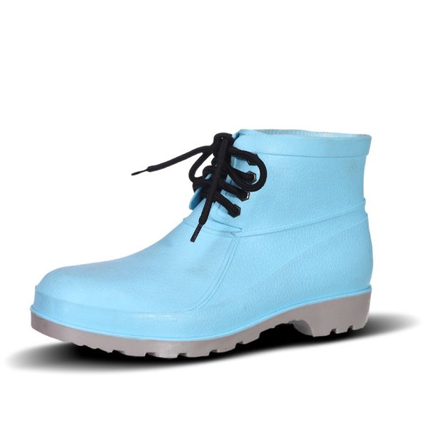 

2021 no-brand rain boots low labor insurance shoes steel toe cap black yellow pink red purple dark green men shoes style #42