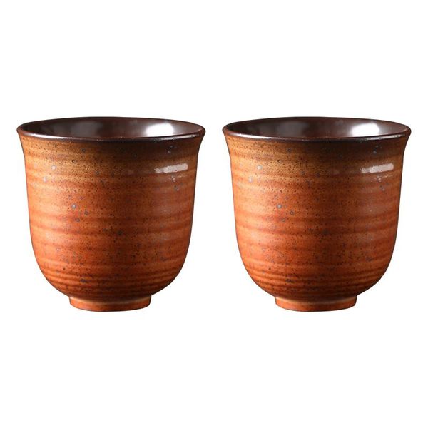 

2 шт. чай чашки набор японских стилей ручной росписью керамические чашки многоразовые питьевые чашки питьевая кофе чашка кофе wmtdgy pthome