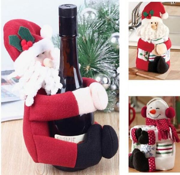 

eco-friendly towels & hold bottles covers gift santa claus snowman gifts christmas decoration for home dhe2506