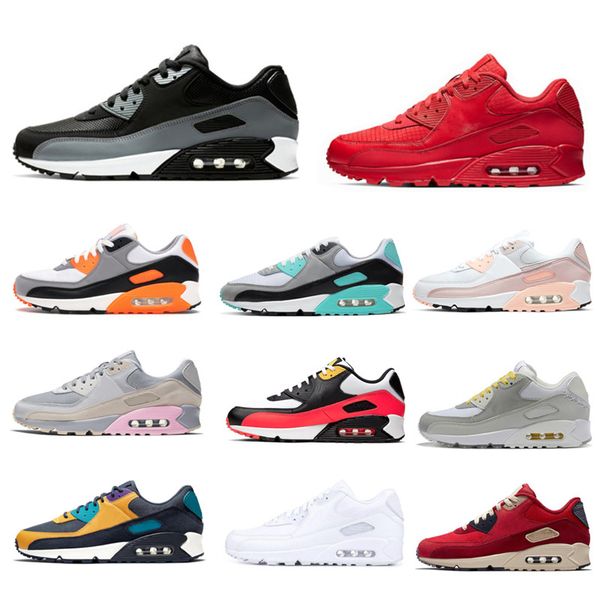 

2021 usa 90 беговые обувь мужчины женщины chaussures 90s camo worldwide supernova triple white black mens trainers наружные спортивные кросс